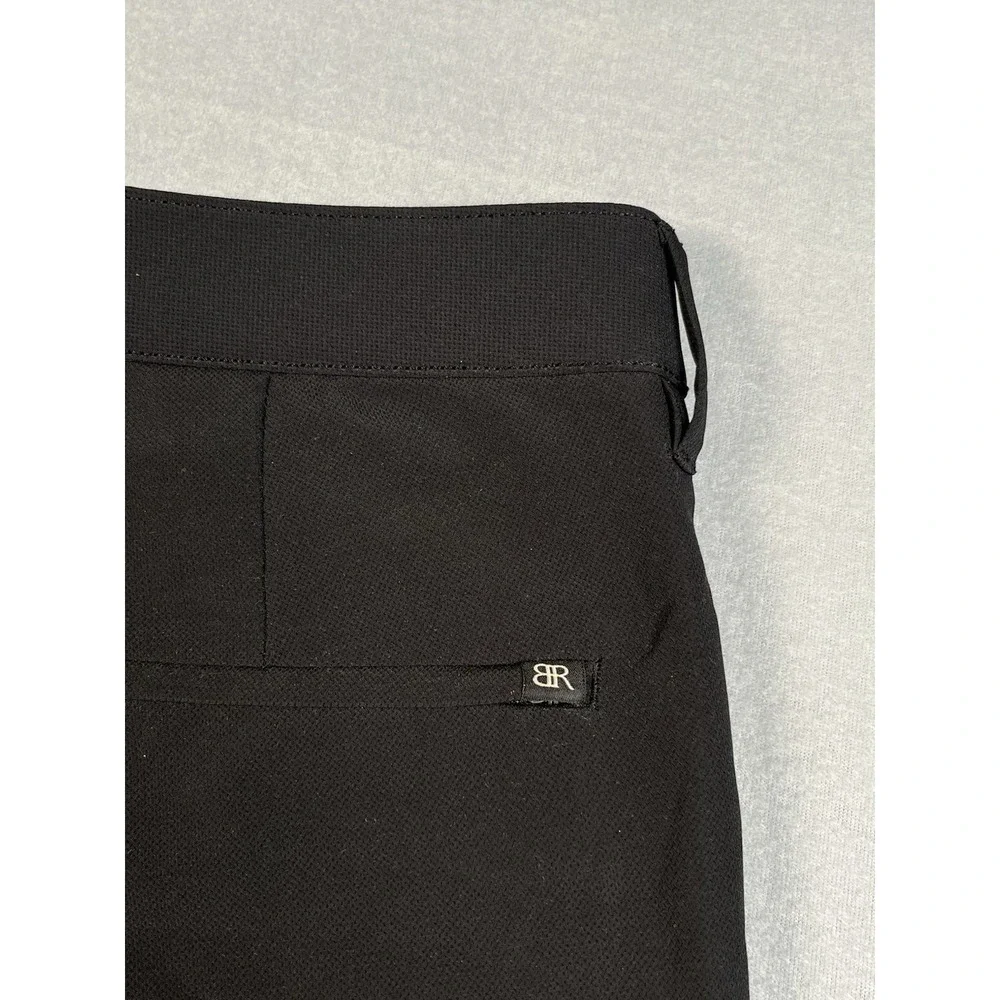 Banana Republic Chino Pants Mens 36x30 Black‎ Polyester Travel Slim Fit